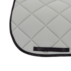 Tapis de dressage en tissu technique avec logo GP Equestro Vert clair / noir