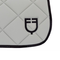 Tapis de dressage en tissu technique avec logo GP Equestro Vert clair / noir