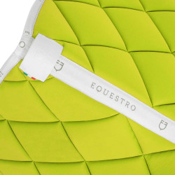 Tapis de dressage en tissu technique avec logo GP Equestro Citron / blanc Jaune Tapis de dressage en tissu technique avec logo GP Equestro Citron / blanc Jaune