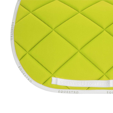 Tapis de dressage en tissu technique avec logo GP Equestro Citron / blanc Jaune Tapis de dressage en tissu technique avec logo GP Equestro Citron / blanc Jaune