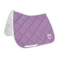 Tapis de dressage en tissu technique avec logo GP Equestro Lilas / blanc Violet Tapis de dressage en tissu technique avec logo GP Equestro Lilas / blanc Violet