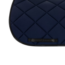 Tapis de dressage en tissu technique avec logo GP Equestro Marine / noir Bleu Tapis de dressage en tissu technique avec logo GP Equestro Marine / noir Bleu