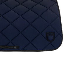 Tapis de dressage en tissu technique avec logo GP Equestro Marine / noir Bleu Tapis de dressage en tissu technique avec logo GP Equestro Marine / noir Bleu