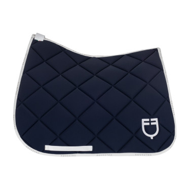 Tapis de dressage en tissu technique avec logo GP Equestro Marine / blanc Bleu