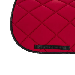 Tapis de dressage en tissu technique avec logo GP Equestro Vin / noir Rouge