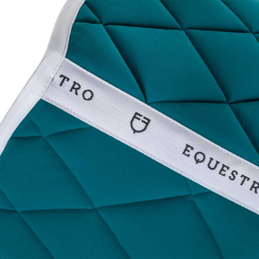 Tapis de dressage en tissu technique avec logo brodé White Line Equestro Tapis de dressage en tissu technique avec logo brodé White Line Equestro