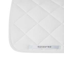 Tapis de dressage en tissu technique avec logo brodé White Line Equestro Blanc Tapis de dressage en tissu technique avec logo brodé White Line Equestro Blanc