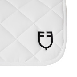 Tapis de dressage en tissu technique avec logo brodé White Line Equestro Blanc Tapis de dressage en tissu technique avec logo brodé White Line Equestro Blanc