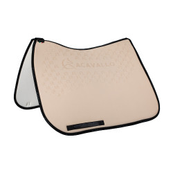 Tapis de dressage en lycra avec grip en gel et dessous en fibre de bambou Acavallo