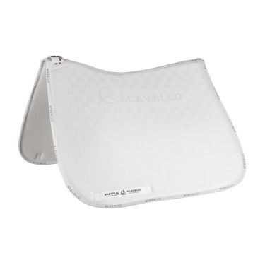 Lycra dressuurpad met gelgrip en bamboevezel aan de onderzijde Acavallo Wit / wit Lycra dressuurpad met gelgrip en bamboevezel aan de onderzijde Acavallo Wit / wit