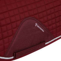Dressuurdeken in katoen met motief Equestro Wit Dressuurdeken in katoen met motief Equestro Wit