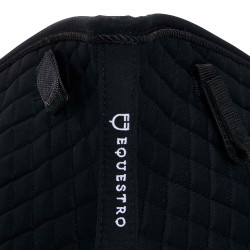 Tapis de dressage en coton modelé Equestro Noir