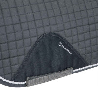 Tapis de dressage en coton modelé Equestro Gris
