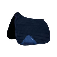 Tapis de dressage en coton modelé Equestro Marine