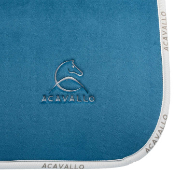 Tapis de dressage carré Louvre Acavallo Océan Bleu