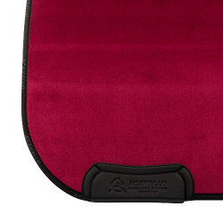 Tapis de dressage carré Louvre Acavallo Vin Rouge