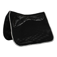 Tapis de dressage carré en mousse à mémoire de forme avec grip en gel et espaceur 3D Acavallo Noir