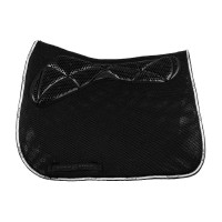 Vierkante dressuurpad van traagschuim met gelgrip en 3D-spacer Acavallo Wit Vierkante dressuurpad van traagschuim met gelgrip en 3D-spacer Acavallo Wit
