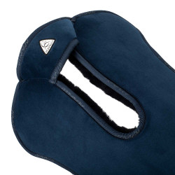 Amortisseur suede full mouton Acavallo Bleu / noir Amortisseur suede full mouton Acavallo Bleu / noir