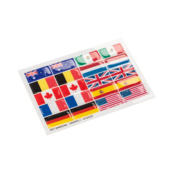 Sticker-set voor Opera Acavallo-beugels Vlag 1 Motieven