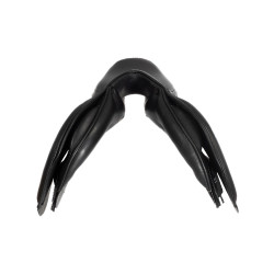 Venetiaanse hindernis met panelen van wol Acavallo Zwart