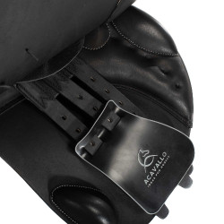 Selle obstacle Veneziano avec panneaux en laine Acavallo Noir Selle obstacle Veneziano avec panneaux en laine Acavallo Noir