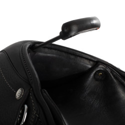 Selle obstacle Veneziano avec panneaux en laine Acavallo Noir Selle obstacle Veneziano avec panneaux en laine Acavallo Noir