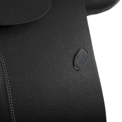 Selle obstacle Veneziano avec panneaux en laine Acavallo Noir Selle obstacle Veneziano avec panneaux en laine Acavallo Noir