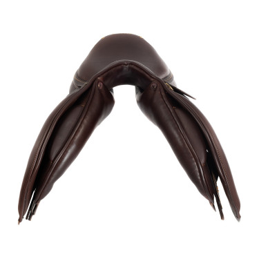 Venetiaanse hindernis met panelen van wol Acavallo Donkerbruin