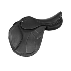 Selle obstacle Modigliani avec panneaux en latex Acavallo Noir