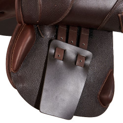 Selle obstacle KC Race 2.6 Professional avec arçon en carbone et kevlar Acavallo Marron foncé