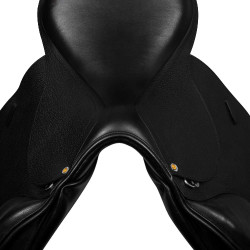 Selle obstacle en cuir martelé Supreme Evolution New Equestro Noir