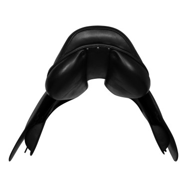 Selle obstacle en cuir martelé Supreme Evolution New Equestro Noir