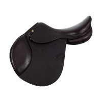 Selle obstacle en cuir martelé Supreme Evolution New Equestro Marron foncé