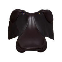 Selle obstacle en cuir martelé Supreme Evolution New Equestro Marron foncé