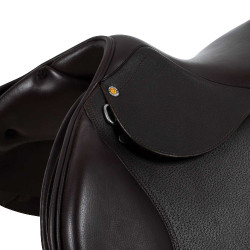 Selle obstacle en cuir martelé Supreme Evolution New Equestro Marron foncé