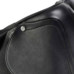 Selle obstacle en cuir double Meredith Equestro Noir Selle obstacle en cuir double Meredith Equestro Noir