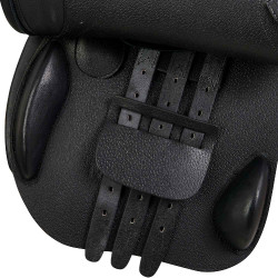 Selle obstacle en cuir double Meredith Equestro Noir Selle obstacle en cuir double Meredith Equestro Noir