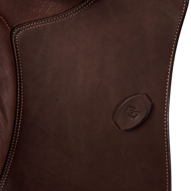 Bernini unisex zadel met wolpanelen Acavallo Donkerbruin