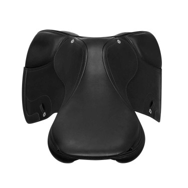 Springzadel Roma met houten boom en dubbel leer van Acavallo Springzadel Roma met houten boom en dubbel leer van Acavallo