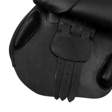 Springzadel Roma met houten boom en dubbel leer van Acavallo Springzadel Roma met houten boom en dubbel leer van Acavallo