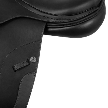 Springzadel Roma met houten boom en dubbel leer van Acavallo Springzadel Roma met houten boom en dubbel leer van Acavallo