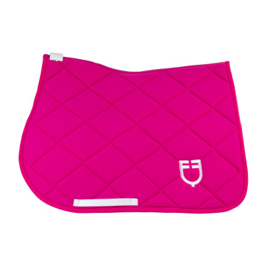 Zadeldoek CSO Equestro Fuchsia / wit Roze