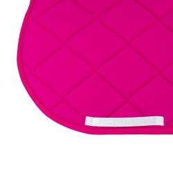 Tapis de selle CSO Equestro Fuchsia / blanc Rose