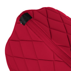 Tapis de selle CSO Equestro Vin / noir Rouge