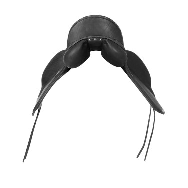 Dressuurzadel Mantegna met lange wrongen Acavallo Zwart