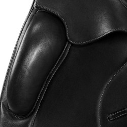 Dressuurzadel Leonardo met wolpanelen Acavallo Zwart