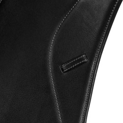 Selle de dressage Leonardo avec panneaux en laine Acavallo Noir