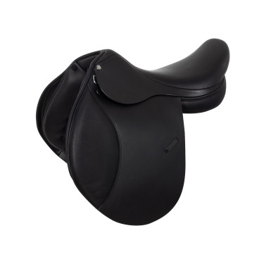 Selle d'équitation en cuir Mercury Equestro Noir