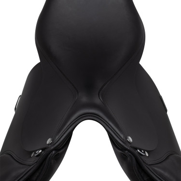 Selle d'équitation en cuir Mercury Equestro Noir